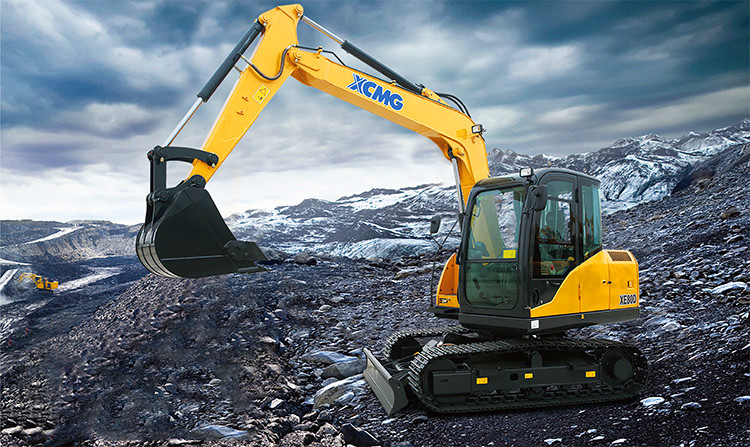 XCMG Official XE80D 8 ton Small Crawler Excavator Machine With Pdf Price Philippines
